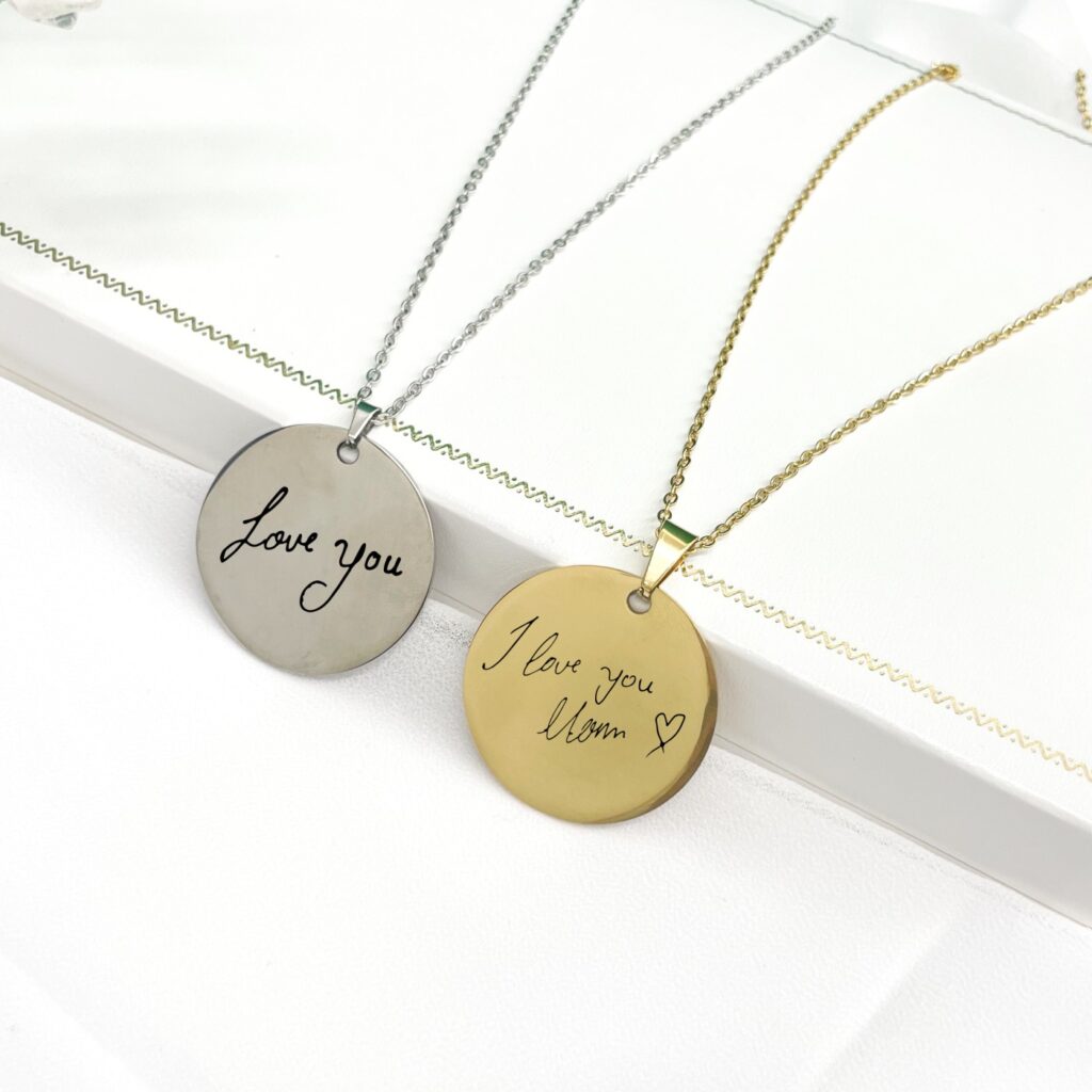 custom engraved necklace