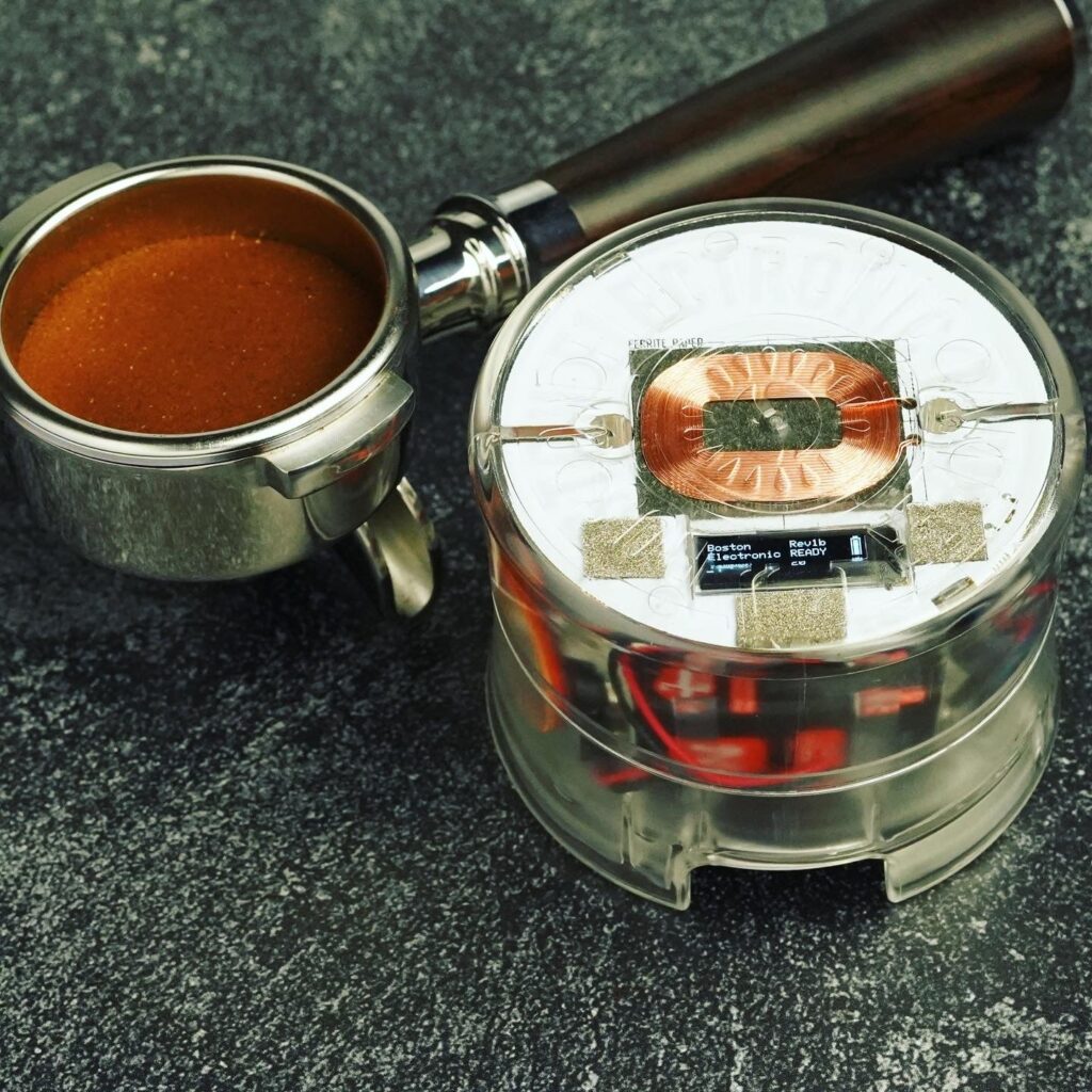 electronic tamper for coffee espresso