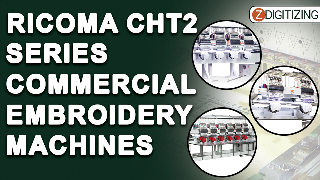 Ricoma CHT2 Series Multi-Head Commercial Embroidery Machine​