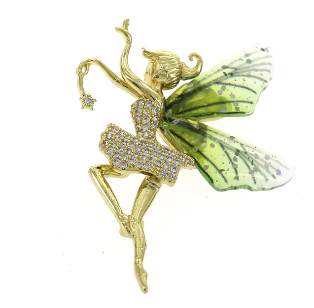 gold plated brooch